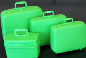 Green Samsonite Luggage for Barbie